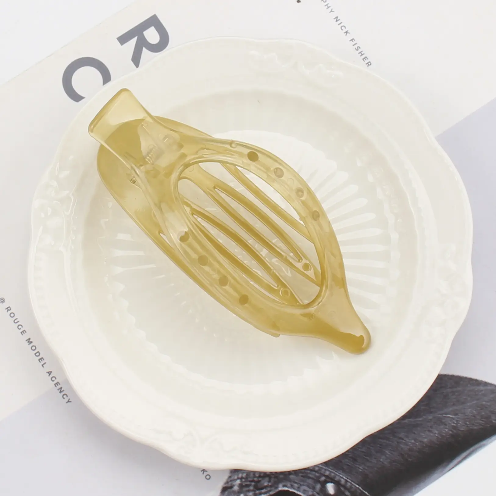 Oval Duckbill Hair Clips Large Grabber Set