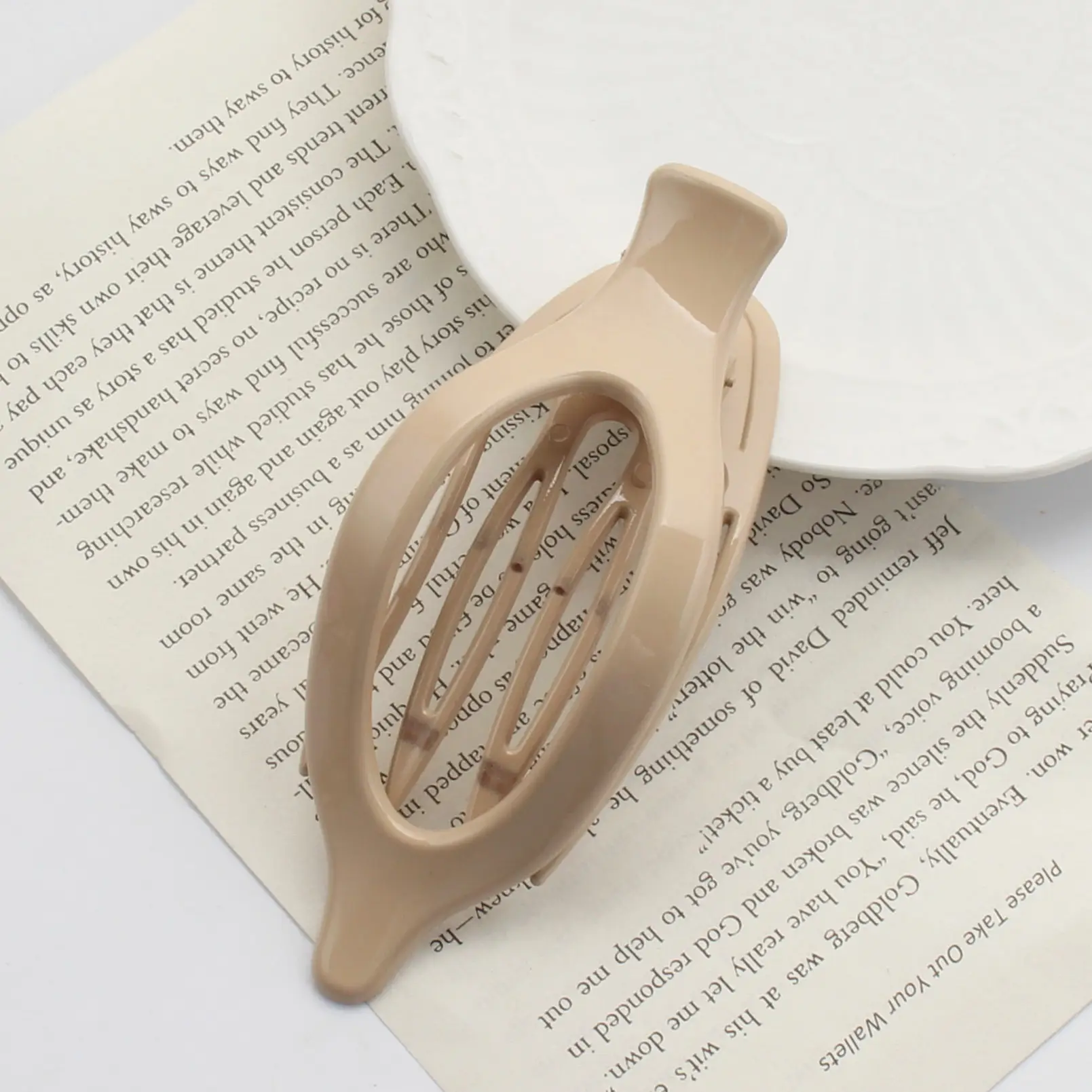 Oval Duckbill Hair Clips Large Grabber Set
