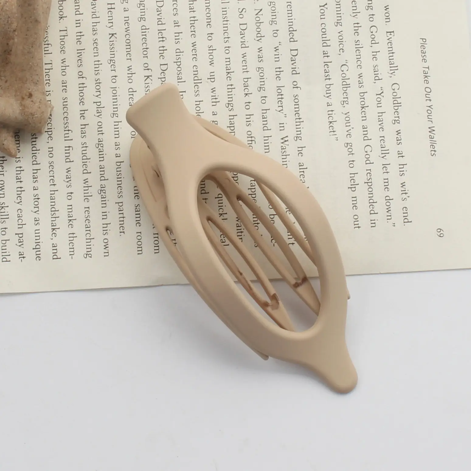 Oval Duckbill Hair Clips Large Grabber Set