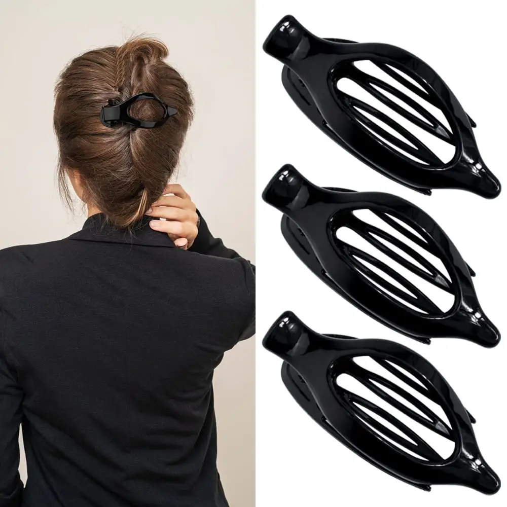 Oval Duckbill Hair Clips Large Grabber Set