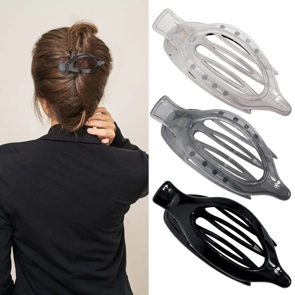 Oval Duckbill Hair Clips Large Grabber Set