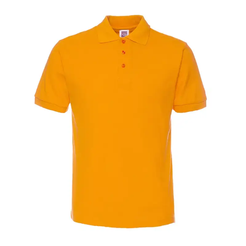Black Cotton Polo Shirt for Men Short Sleeve - Image 23