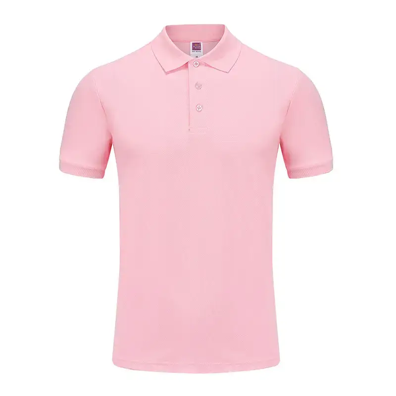 Black Cotton Polo Shirt for Men Short Sleeve - Image 8