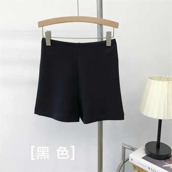 Women High Waist Stretch Matching Shorts Solid Color — feature 22