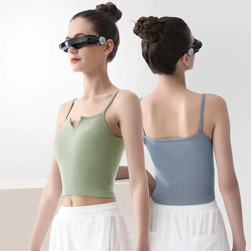 Women's Light Green Intimate Vests with Adjustable Straps — feature 7