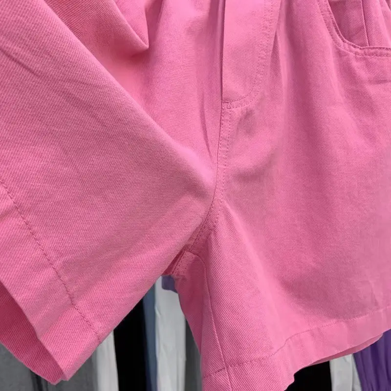Women Purple High-Waist Wide Leg Shorts 2025 — feature 10