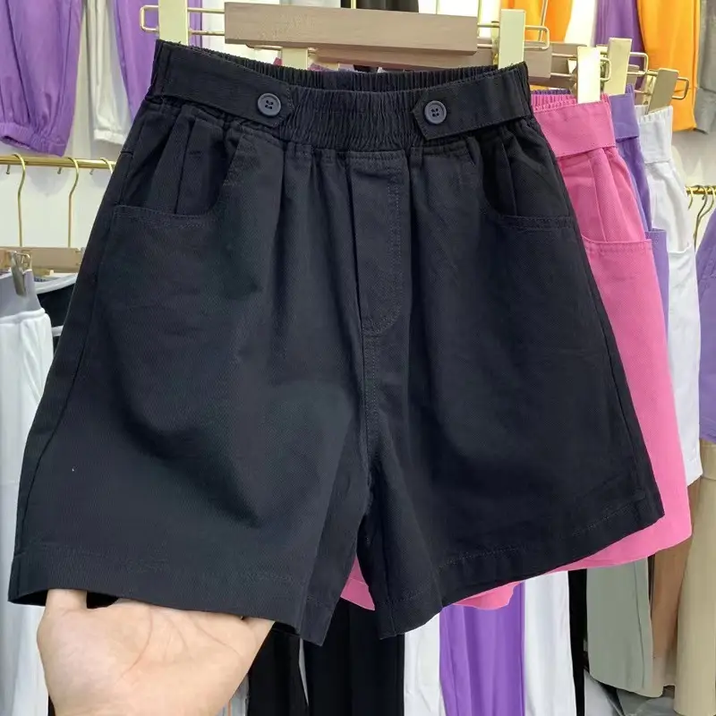 Women Purple High-Waist Wide Leg Shorts 2025 — feature 14