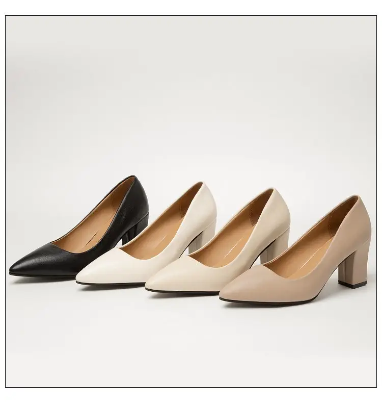 Women's Beige Pointed Toe Heeled Flats 2022 — feature 28
