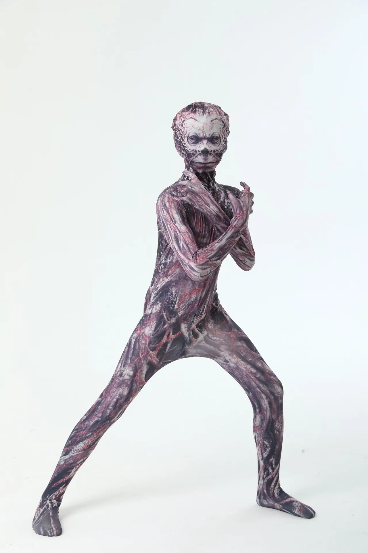 Halloween Skeleton Jump Suit Cosplay Party Costume - Image 3