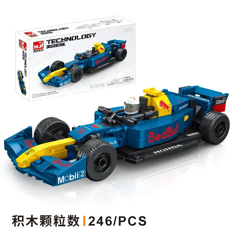 Meihe Formula Building Blocks Racing F1 Car Toy - Image 2