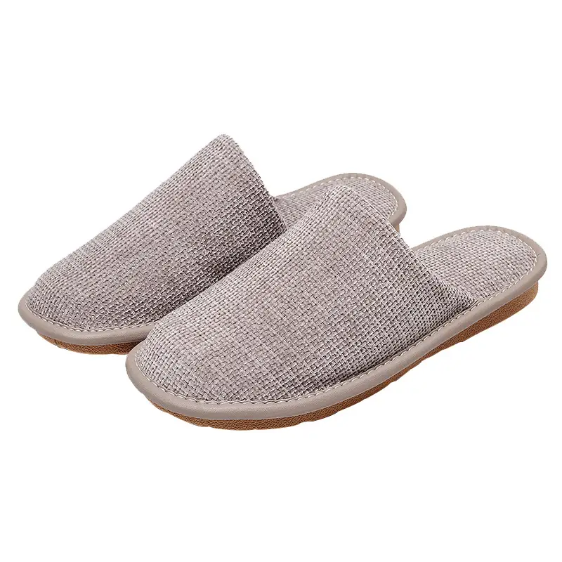 Winter Indoor Home Cotton Slippers Autumn and Winter Men and Women Couple Floor Non-slip Warm Soft Bottom Plush Slippers Home - Image 9