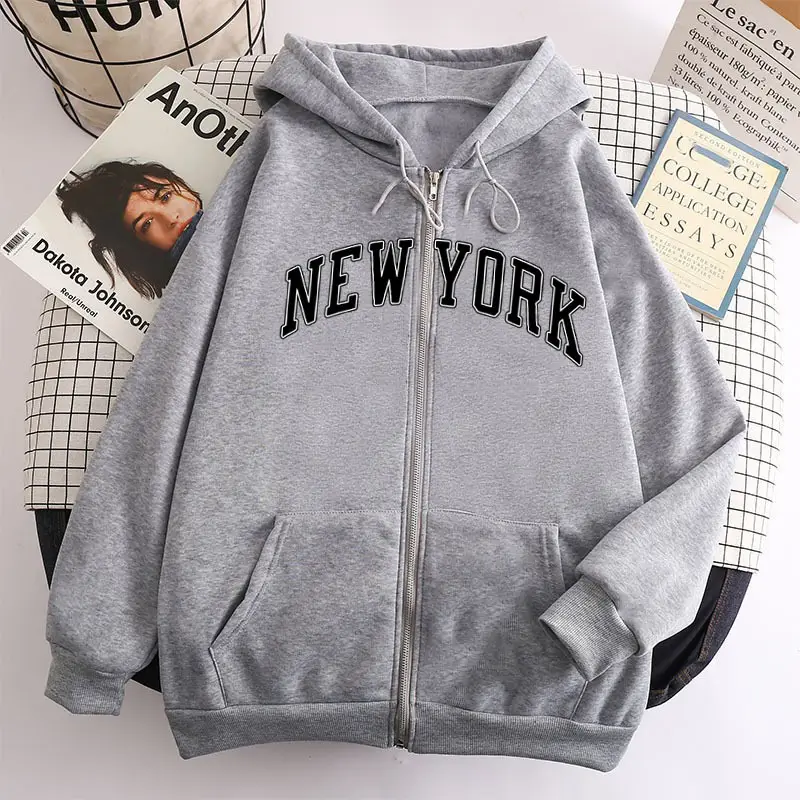 Brooklyn 1989 Zipper Hoodie Brown - Image 18