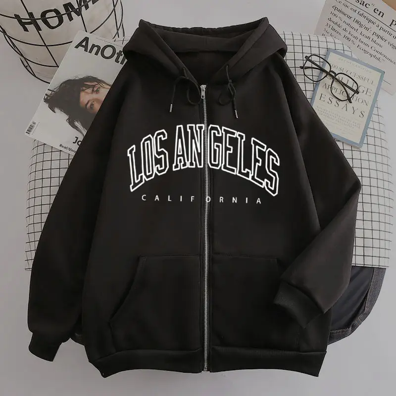 Brooklyn 1989 Zipper Hoodie Brown - Image 2