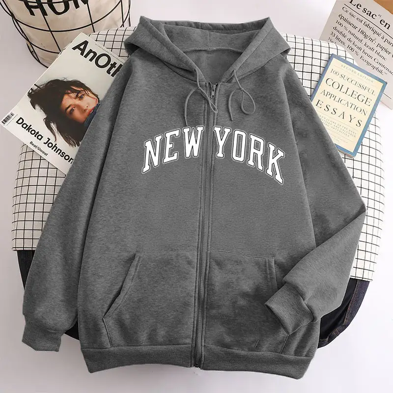 Brooklyn 1989 Zipper Hoodie Brown - Image 20