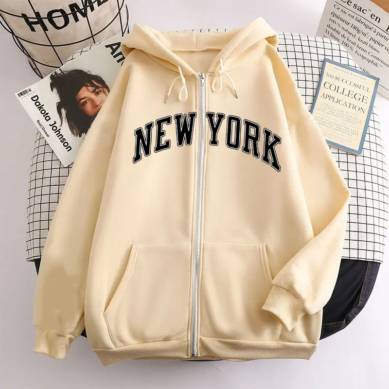 Brooklyn 1989 Zipper Hoodie Brown - Image 23