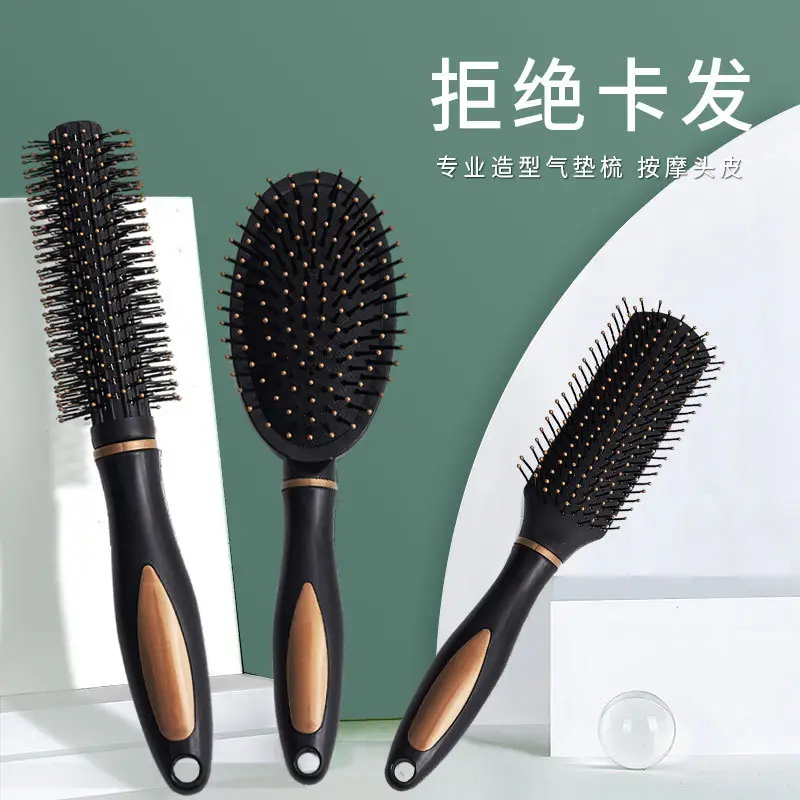 Women's Cross-Crystal Hair Brush with Anti-Sticky Bristles