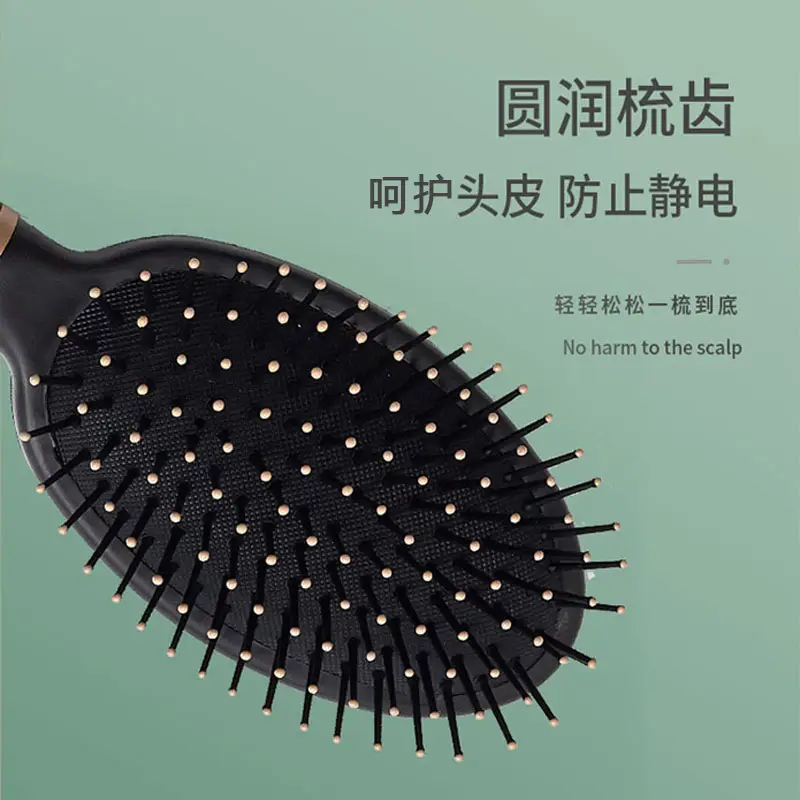 Women's Cross-Crystal Hair Brush with Anti-Sticky Bristles