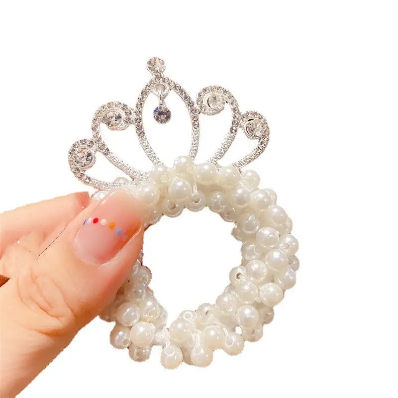 Princess Pearl Crown for Little Girls Hair Ball - Image 7