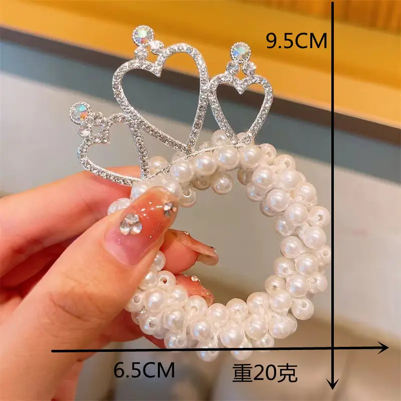 Princess Pearl Crown for Little Girls Hair Ball — feature 5
