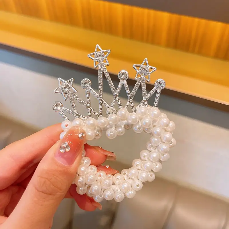 Princess Pearl Crown for Little Girls Hair Ball — feature 7