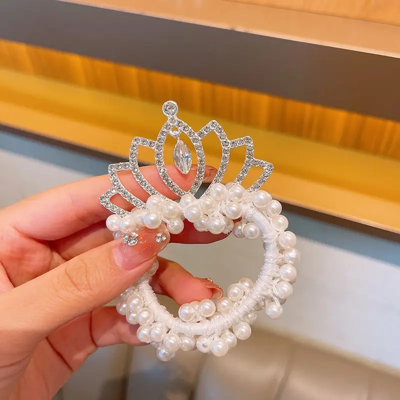 Princess Pearl Crown for Little Girls Hair Ball — feature 8