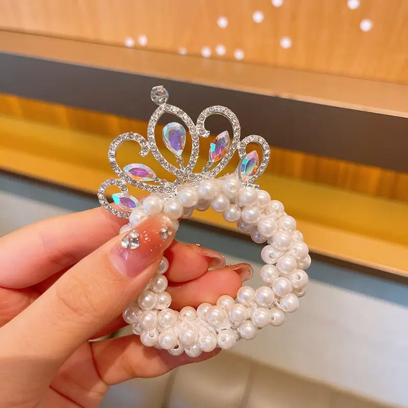 Princess Pearl Crown for Little Girls Hair Ball — feature 9
