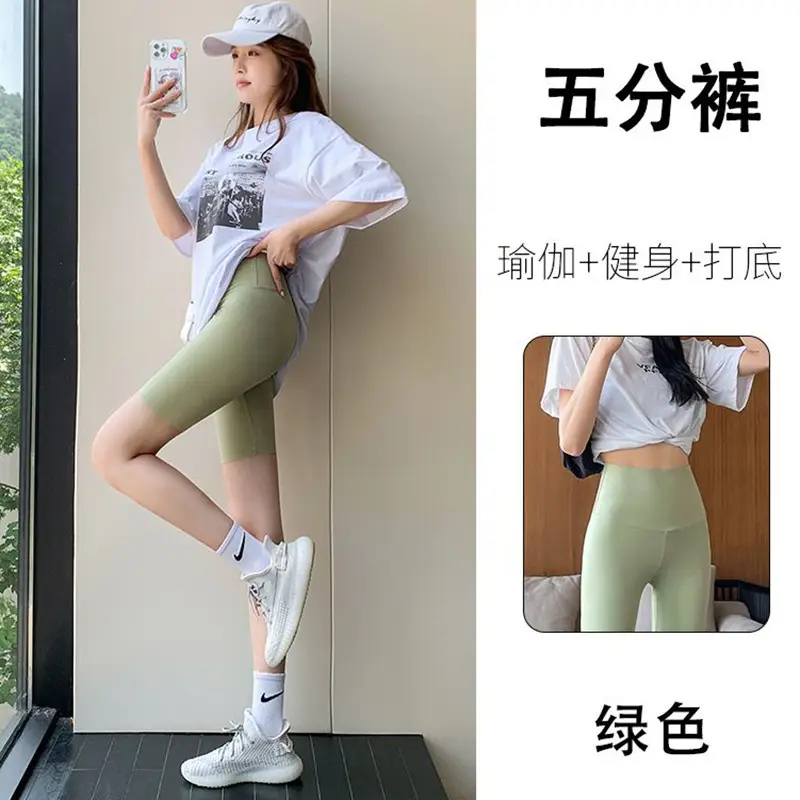 Women's Gray Thin High Waist Sports Pants - Image 12