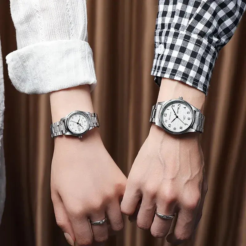 Couple Digital Watch Steel Band Quartz All Match - Image 8
