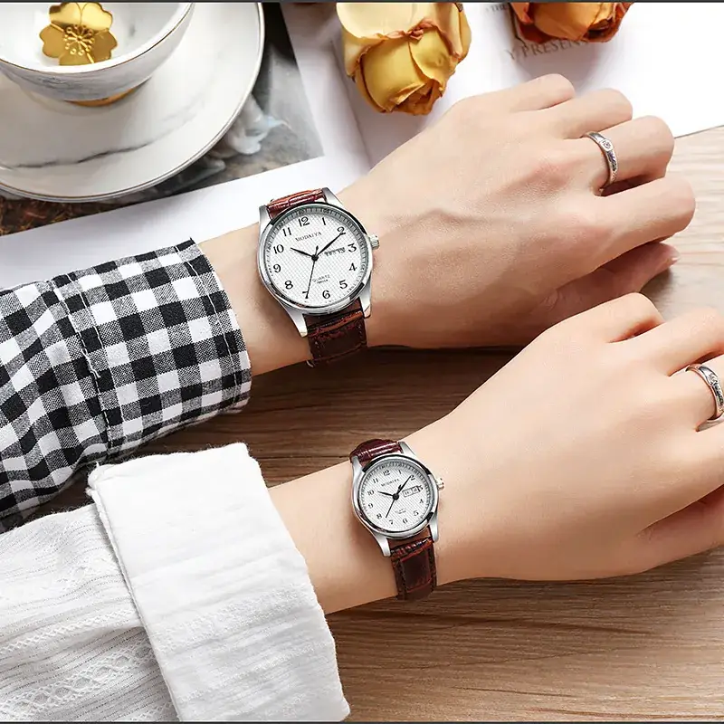 Couple Digital Watch Steel Band Quartz All Match - Image 9