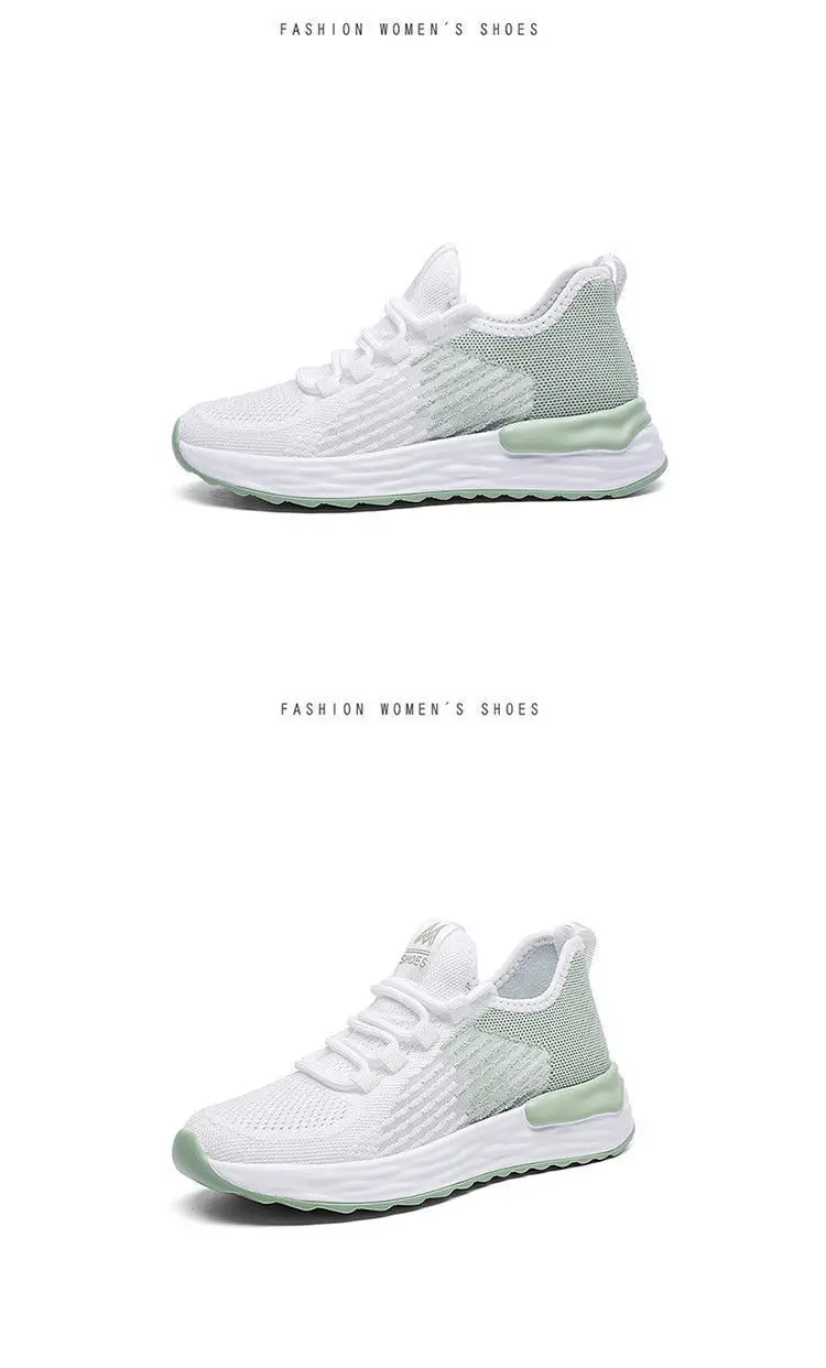 2024 Autumn Women's Shoes for Foreign Trade Cross-Border E-Commerce, Breathable White Sneakers, Flat Ultra-Light Sports Shoes for Women, Wholesale Lightweight — feature 23