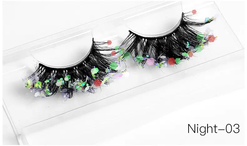 False Eyelashes Velvet Glitter Black Night-04 — feature 13