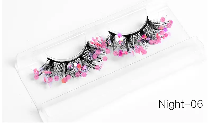 False Eyelashes Velvet Glitter Black Night-04 — feature 16