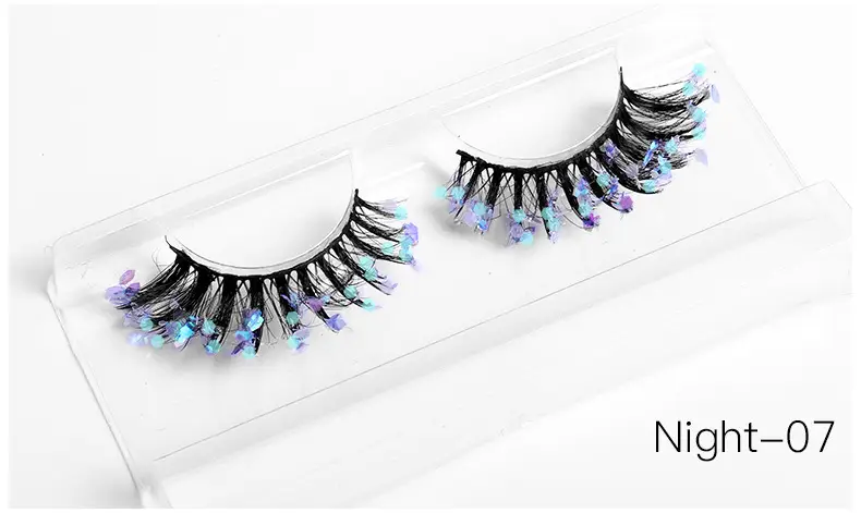 False Eyelashes Velvet Glitter Black Night-04 — feature 17