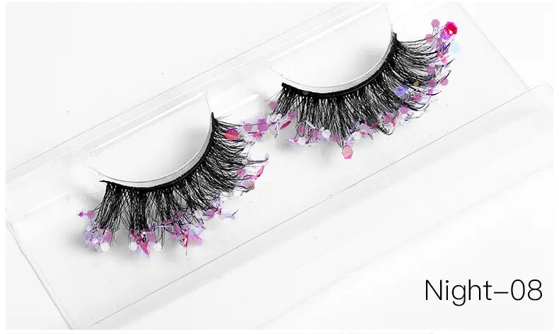 False Eyelashes Velvet Glitter Black Night-04 — feature 18