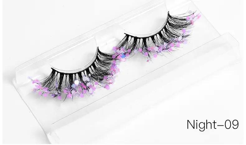 False Eyelashes Velvet Glitter Black Night-04 — feature 19