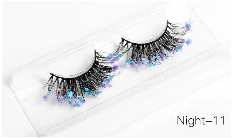 False Eyelashes Velvet Glitter Black Night-04 — feature 21