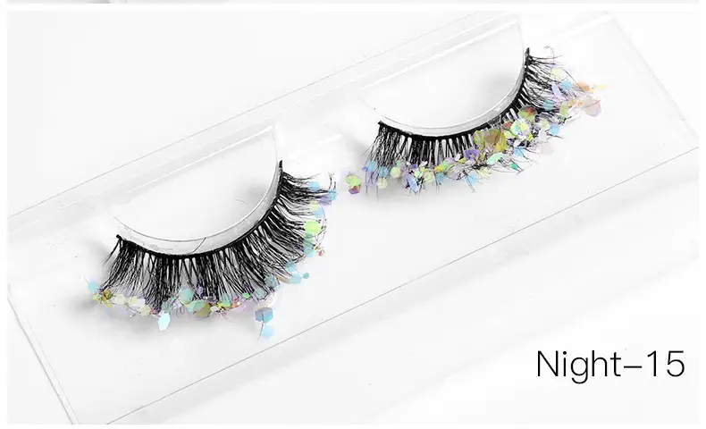 False Eyelashes Velvet Glitter Black Night-04 — feature 8