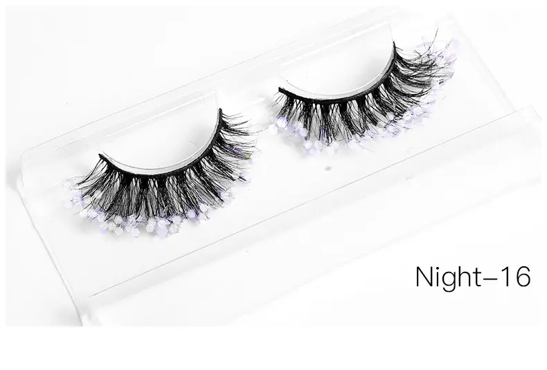 False Eyelashes Velvet Glitter Black Night-04 — feature 9