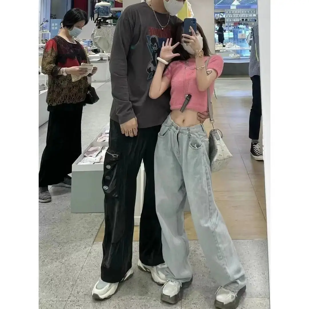 Women's 2022 Wide-leg Jeans High Waist Slimming Pants — feature 2