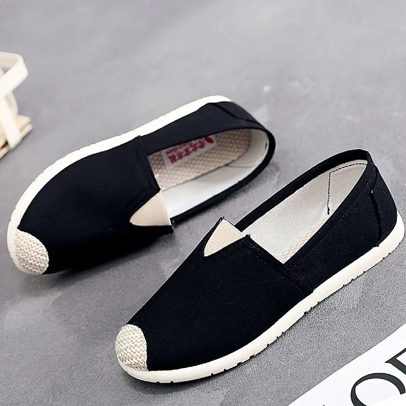 Women's Ethnic Patterned Slip-On Shoes Spring Autumn Soft Sole Canvas - Image 12