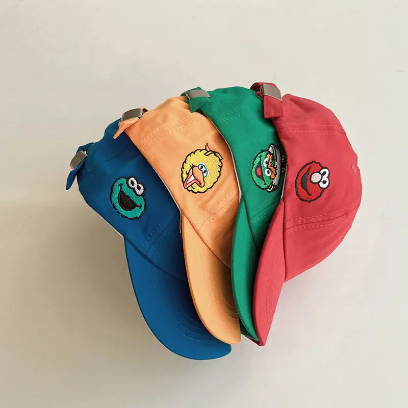 Orange Cartoon Sun Cap for Kids Toddler - Image 3