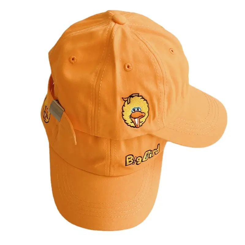 Orange Cartoon Sun Cap for Kids Toddler