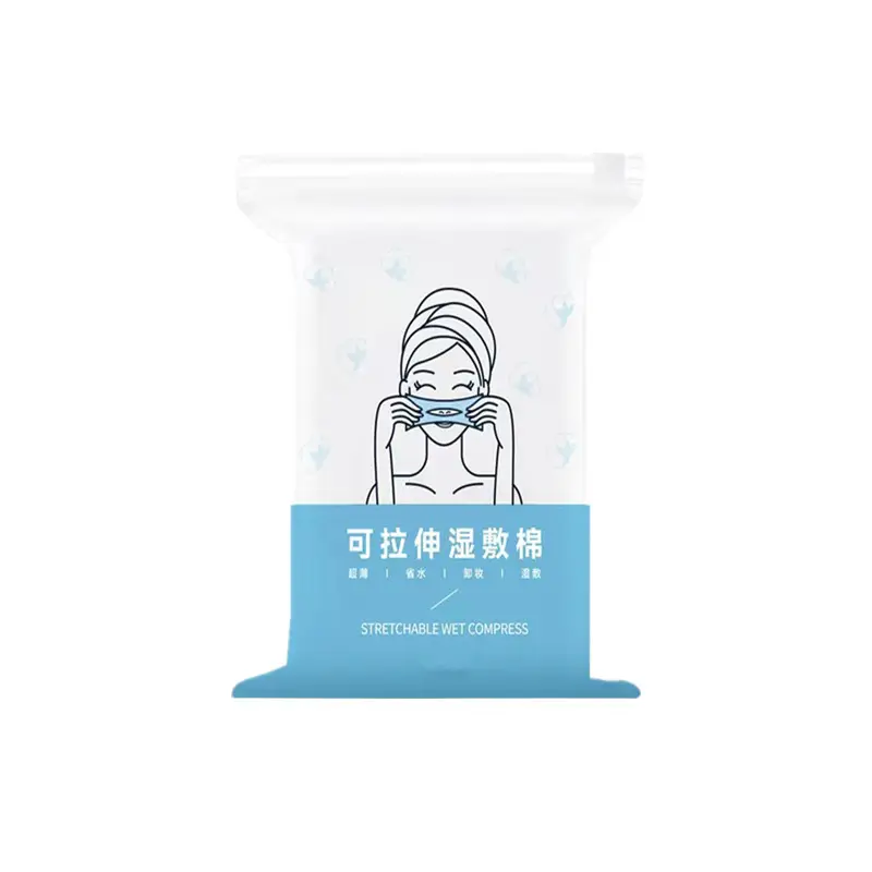 Stretchable Wet Compress Eye Makeup Cotton Sheet - Image 4