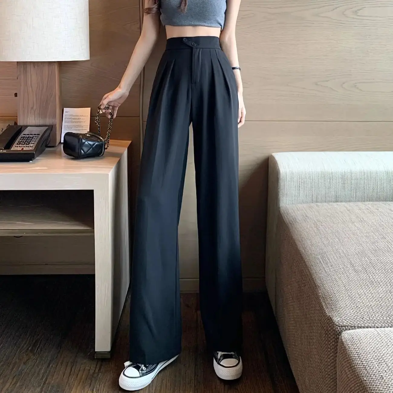 Women's High-Waisted Slimming Trousers 2026 Spring - Image 14