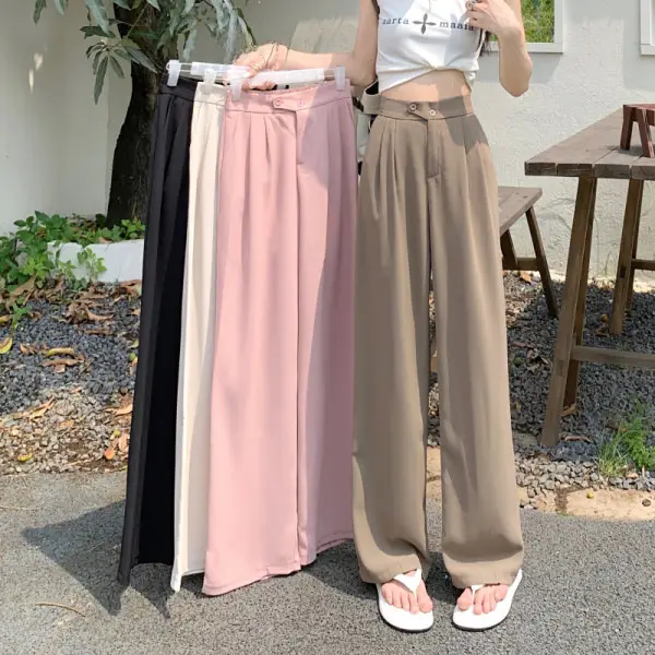 Women's High-Waisted Slimming Trousers 2026 Spring - Image 11