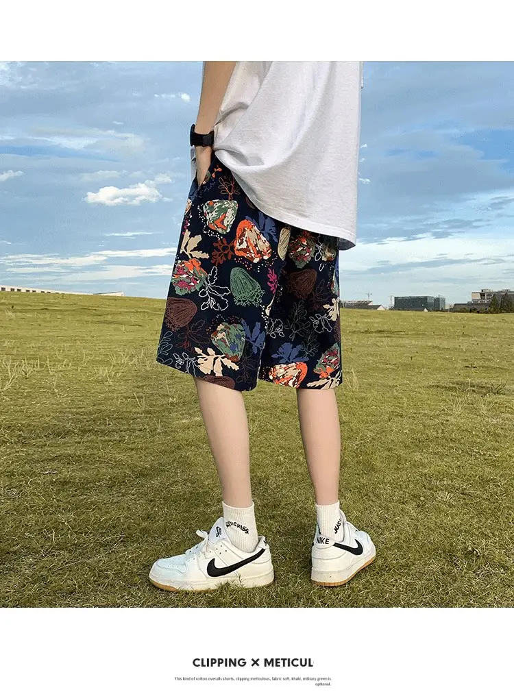 Men's Black Graphic Shorts Ice Silk Quick Dry — feature 18