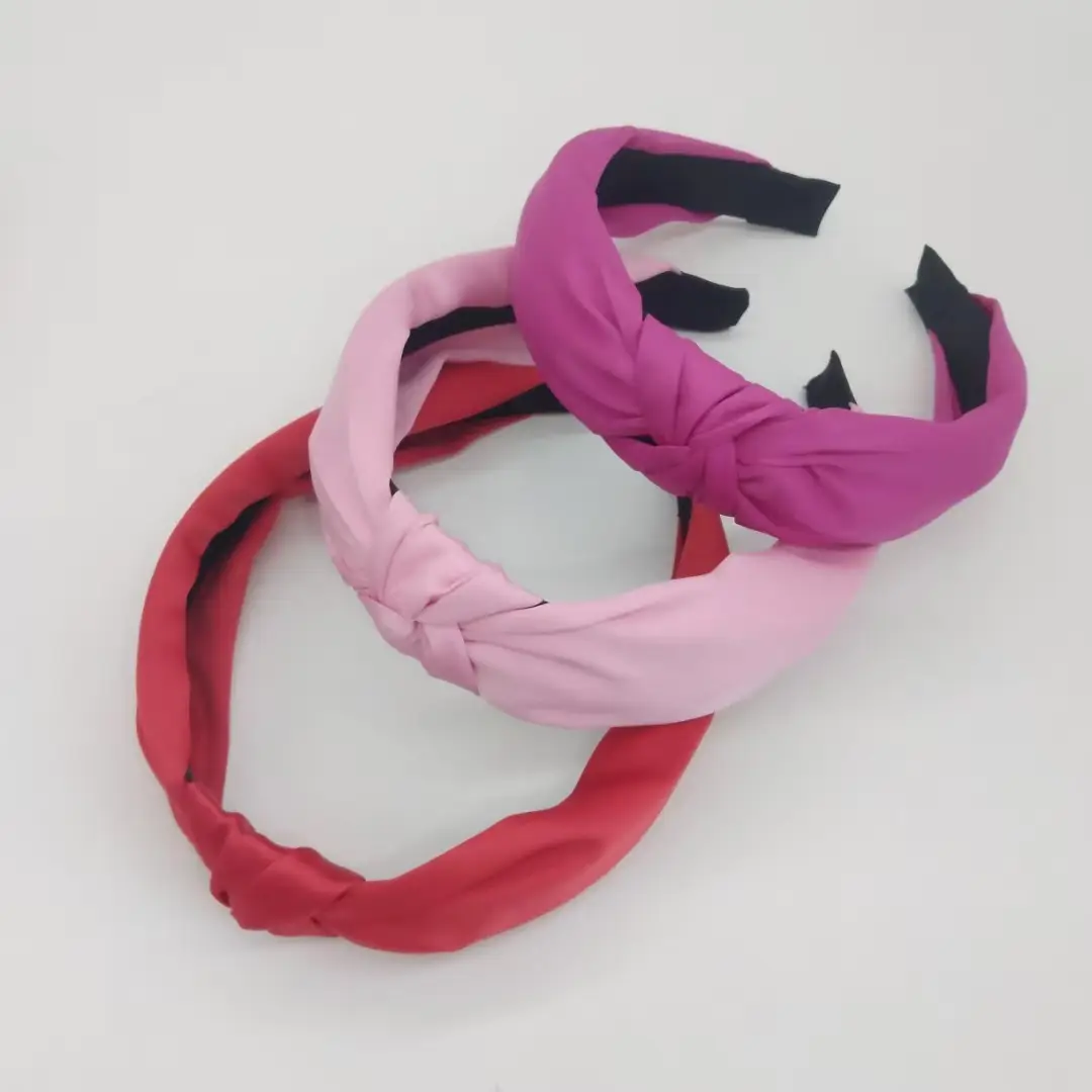 Red Velvet Crossbody Headband for Women
