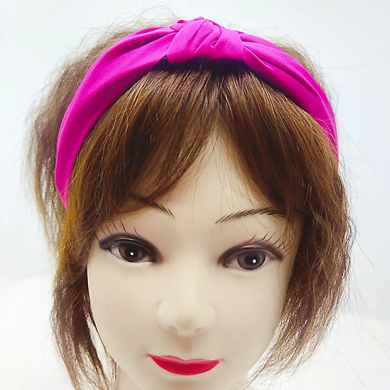 Red Velvet Crossbody Headband for Women
