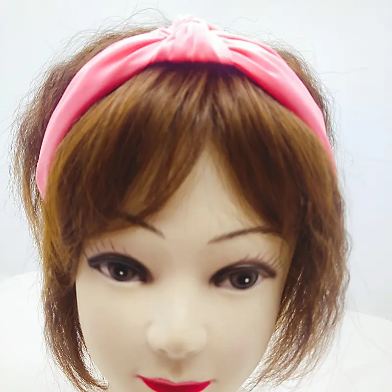 Red Velvet Crossbody Headband for Women