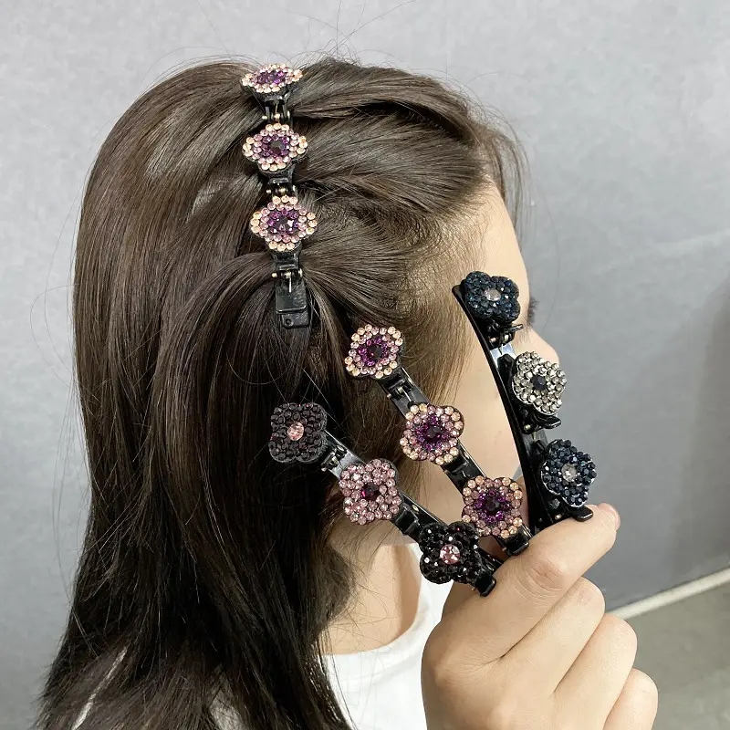 Korean Style Rhinestone Bow Hair Clip All Match — feature 3